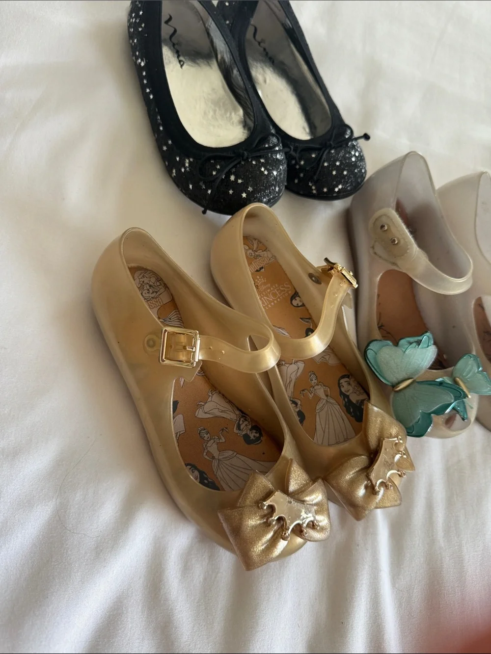 Bundle Girl shoes size 12T  Mini Melissa/ Nina